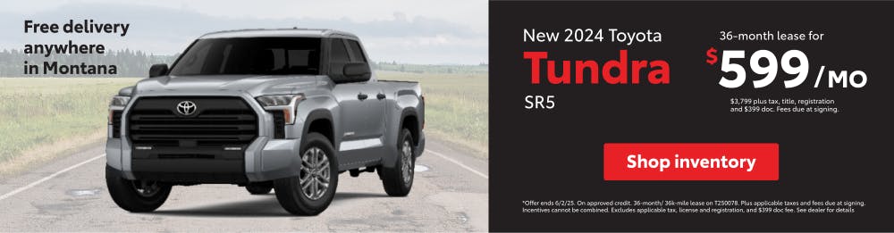 Tundra Lease May | Toyota of Bozeman