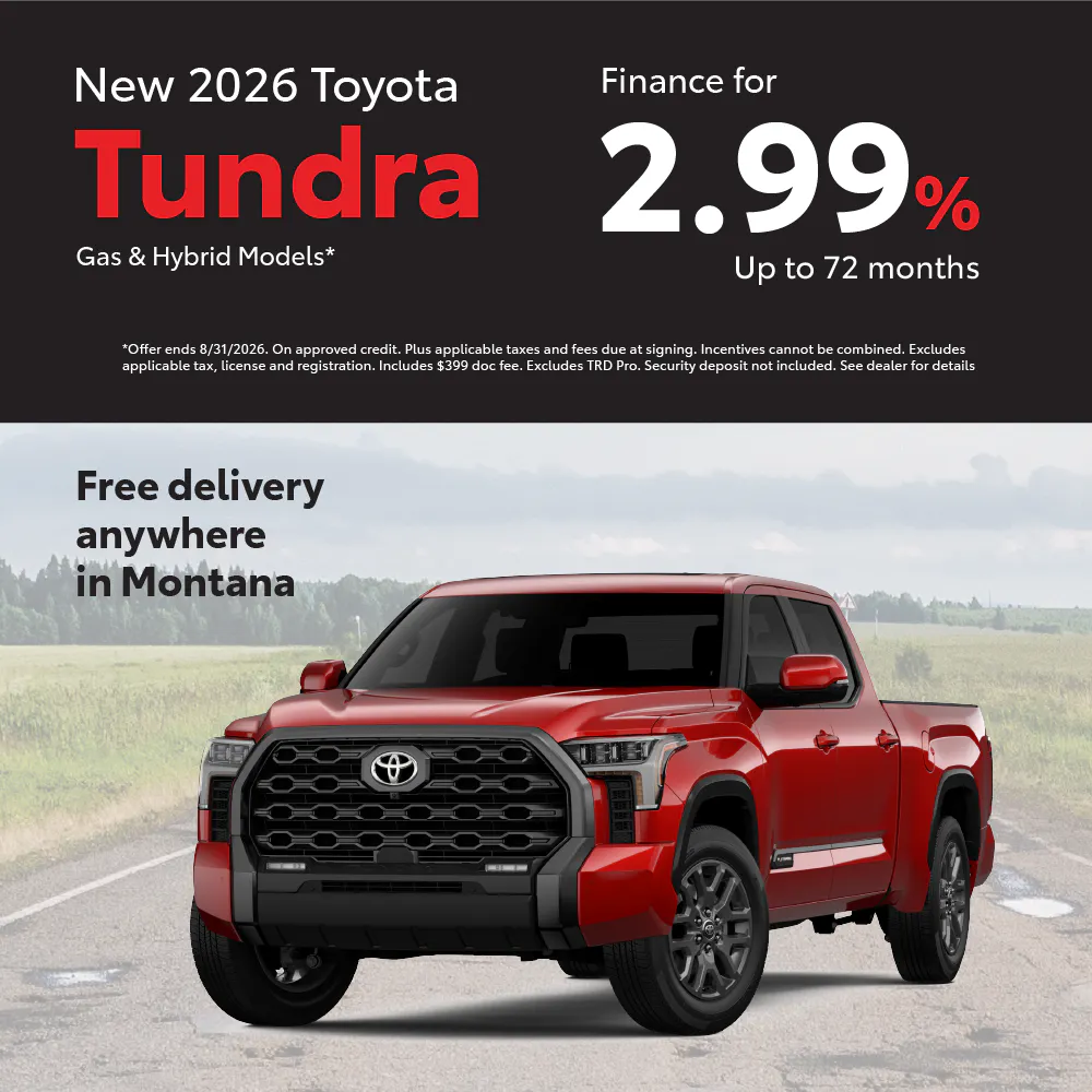 Tundra APR August | Toyota of Bozeman