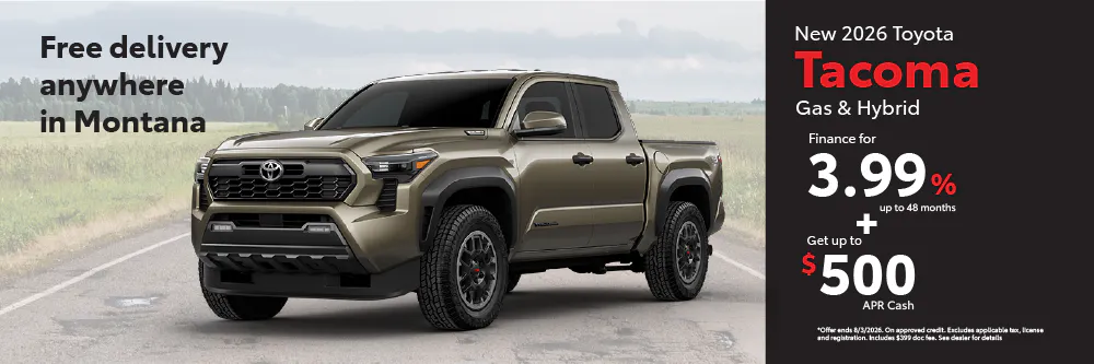 Tacoma TFS July | Toyota of Bozeman