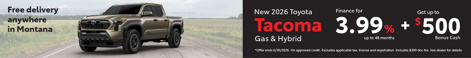 Tacoma TFS June | Toyota of Bozeman