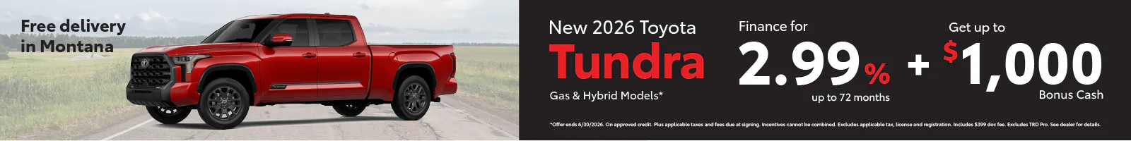 Tundra TFS June | Toyota of Bozeman