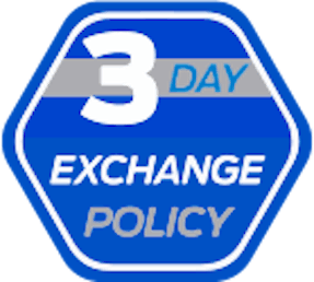 Complimentary 3 Day Exchange Policy