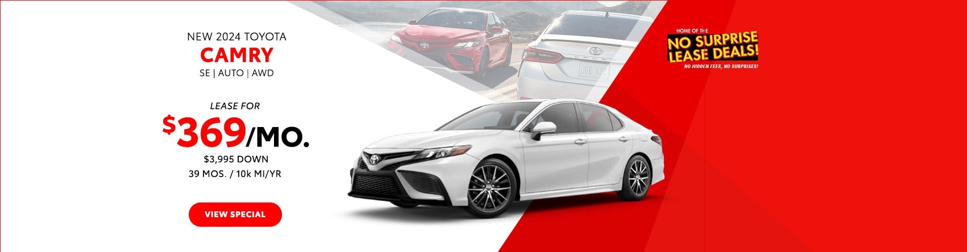 Camry No Surprise Lease Deal