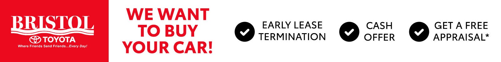 We want to buy your car