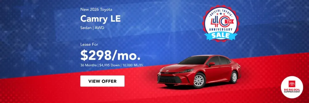 New 2026 Toyota Camry LE | Bristol Toyota