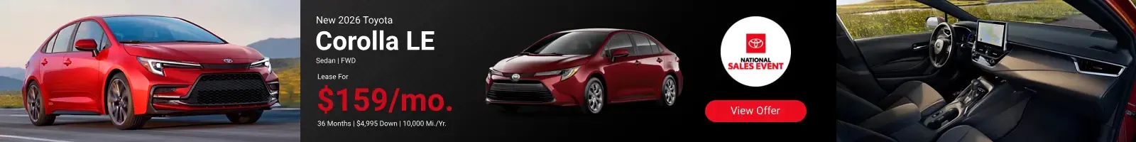 New 2026 Toyota Corolla LE