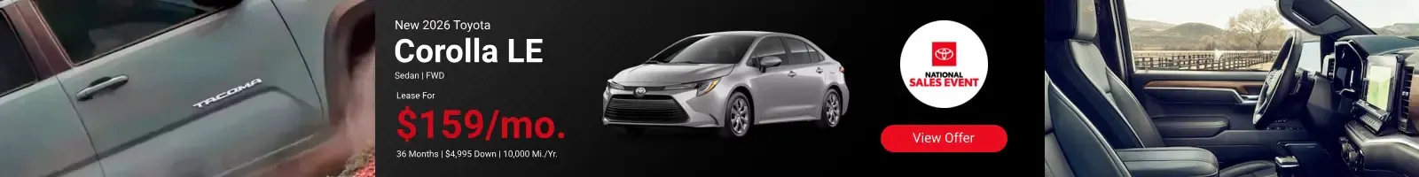 New 2026 Toyota Corolla LE