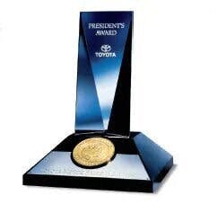 The Presidents Award trophy