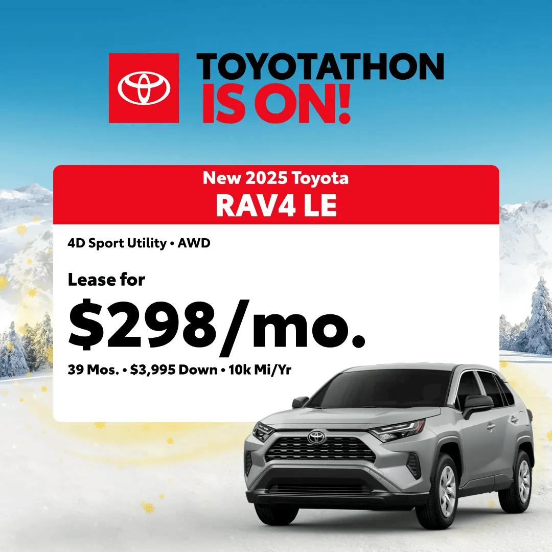 New 2025 Toyota RAV4 LE