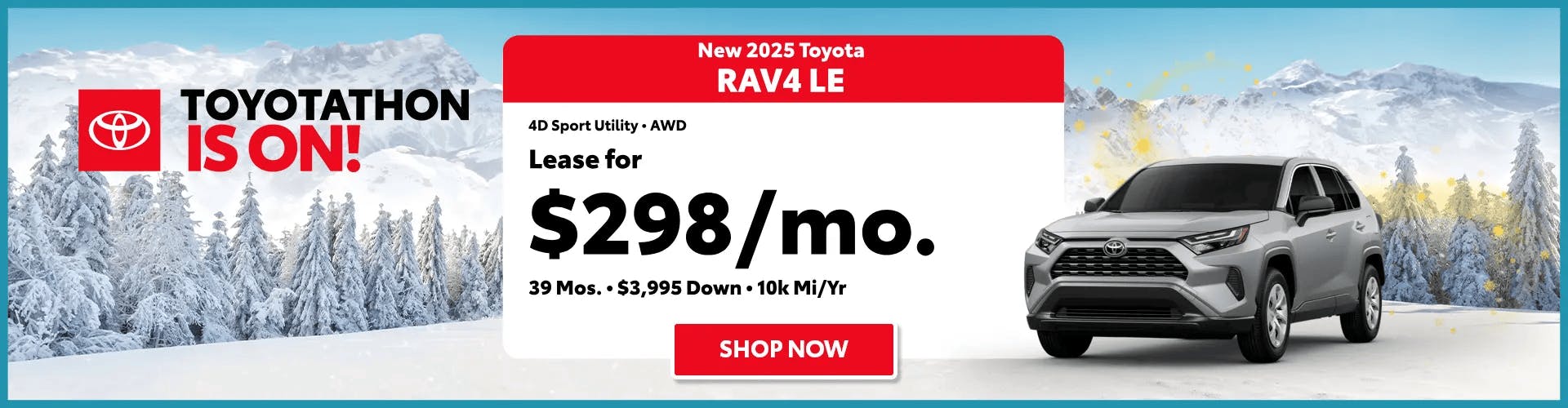New 2025 Toyota RAV4 LE