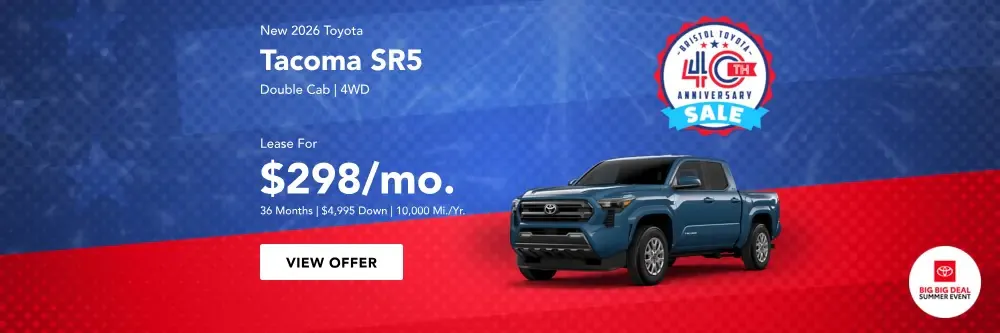 New 2026 Toyota Tacoma SR5 | Bristol Toyota