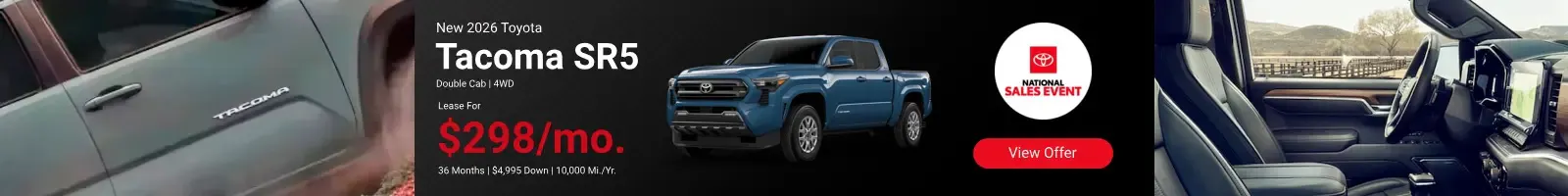 New 2026 Toyota Tacoma SR5