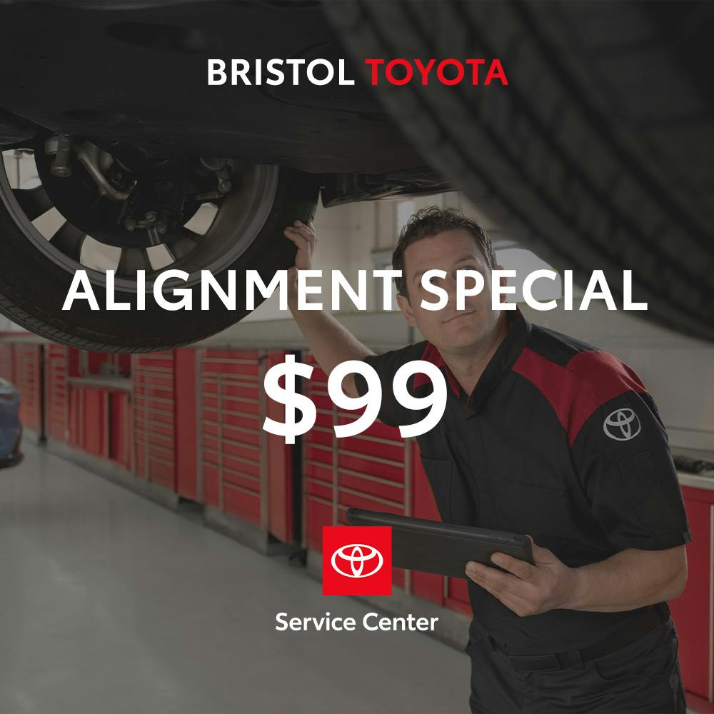 $99 Alignment | Bristol Toyota