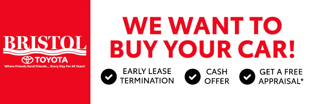 We want to buy your car | Bristol Toyota
