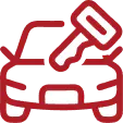 Vehicle key replacement icon