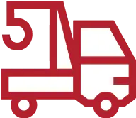 Roadside assistance tow truck icon