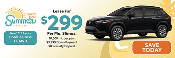 New 2025 Toyota Corolla Cross LE AWD | Canobie Lake Toyota