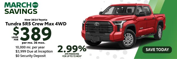 New 2024 Toyota Tundra SR5 Crew Max 4WD | Canobie Lake Toyota