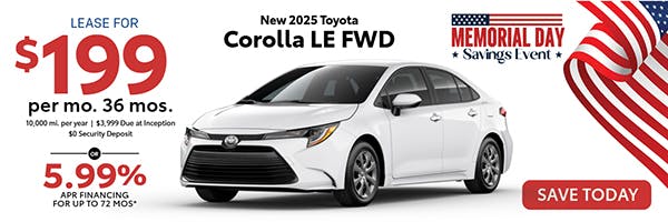 New 2025 Toyota Corolla LE FWD | Canobie Lake Toyota