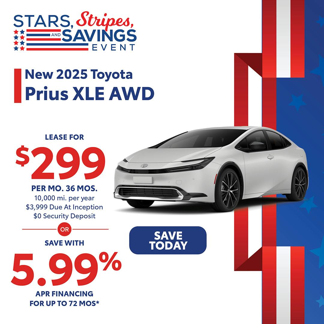 New 2025 Toyota Prius XLE AWD | Canobie Lake Toyota