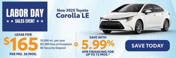 New 2025 Toyota Corolla LE | Canobie Lake Toyota