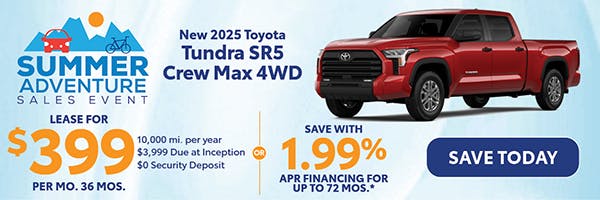 New 2025 Toyota Tundra SR5 Crew Max 4WD | Canobie Lake Toyota