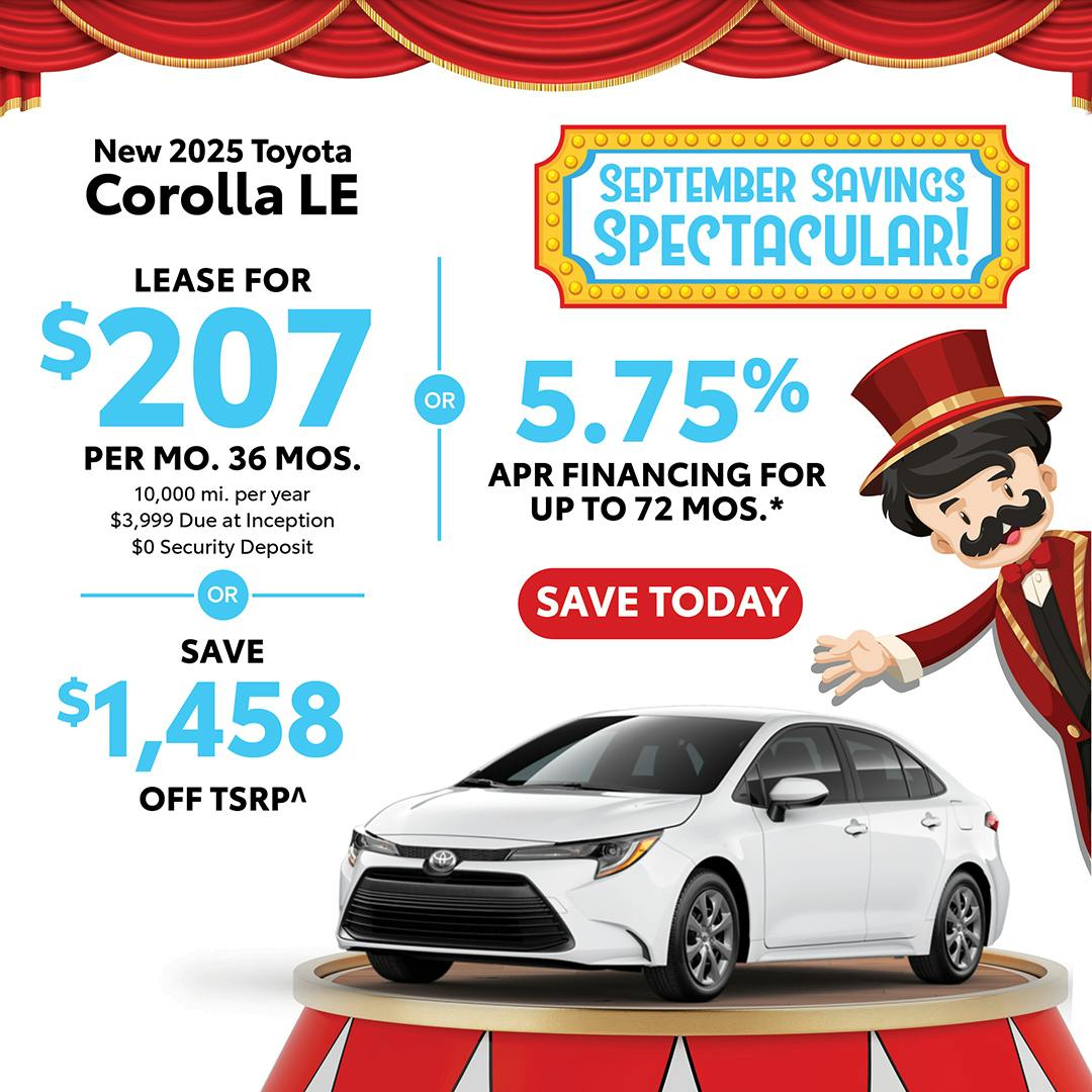 New 2025 Toyota Corolla LE | Canobie Lake Toyota
