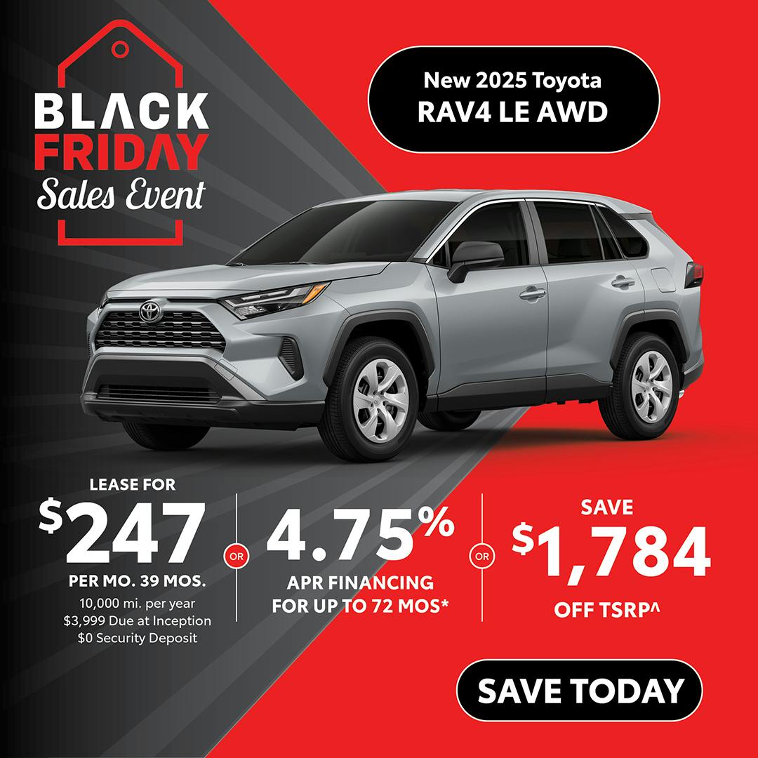 New 2025 Toyota RAV4 LE AWD | Canobie Lake Toyota
