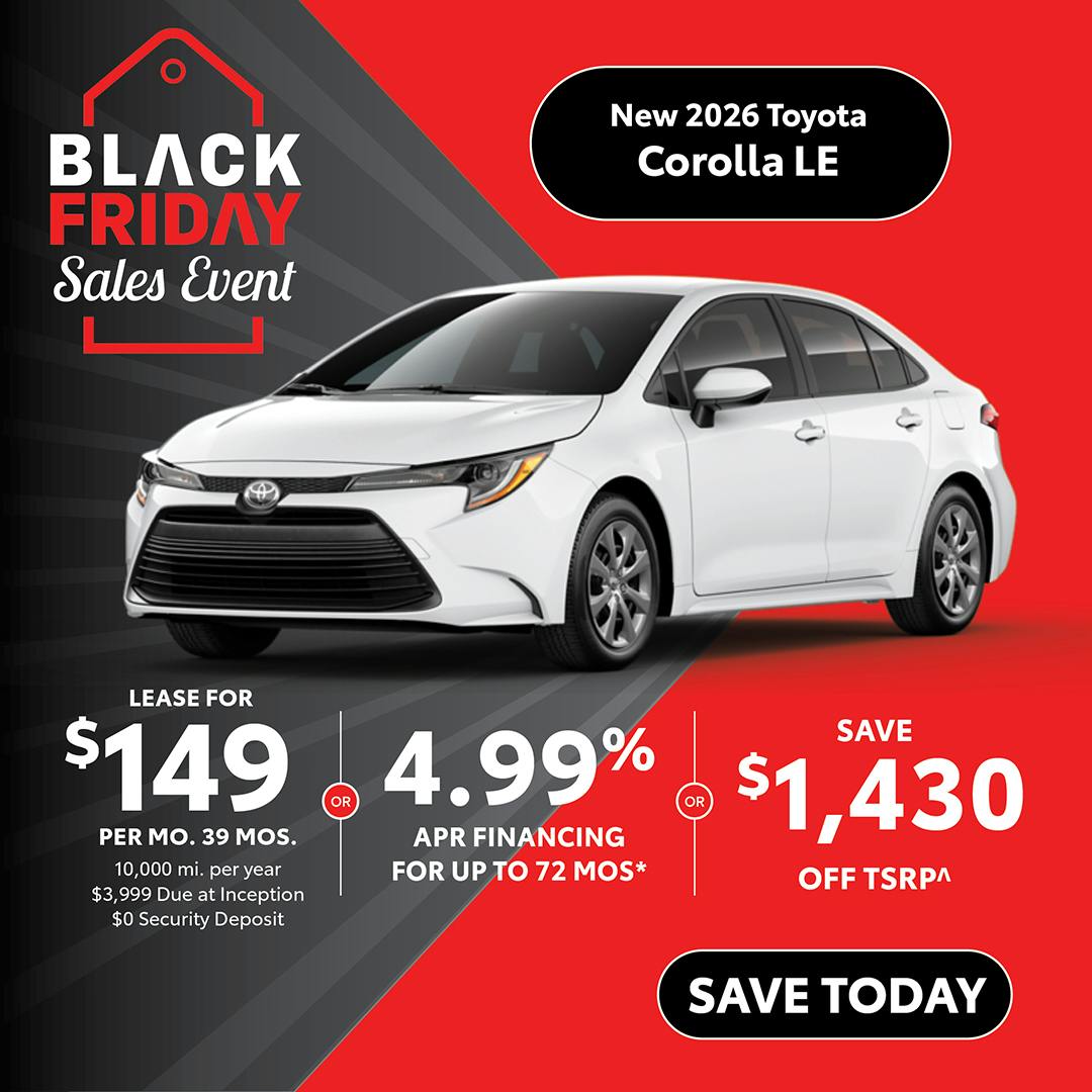 New 2026 Toyota Corolla LE | Canobie Lake Toyota