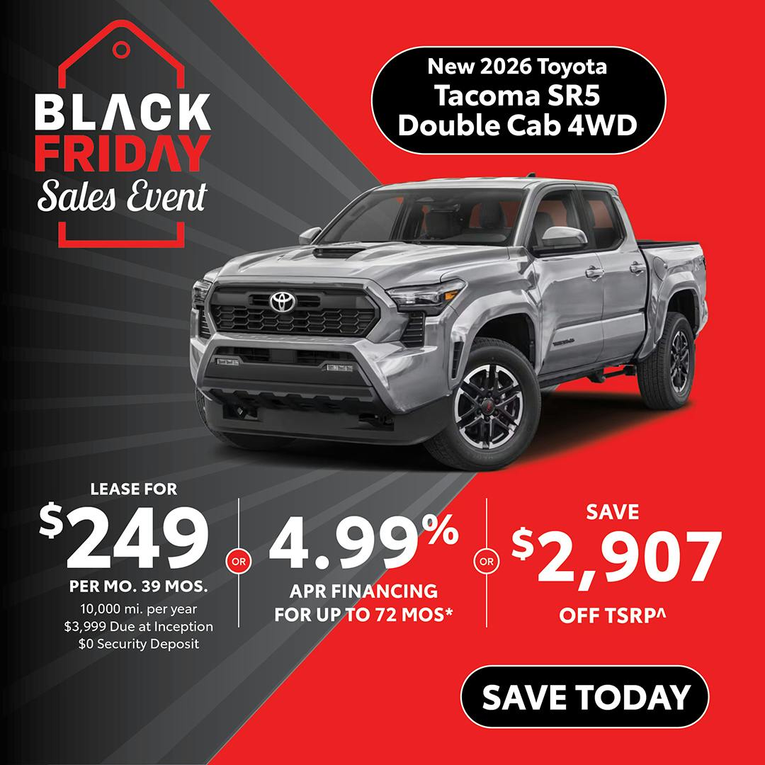New 2026 Toyota Tacoma SR5 Double Cab 4WD | Canobie Lake Toyota