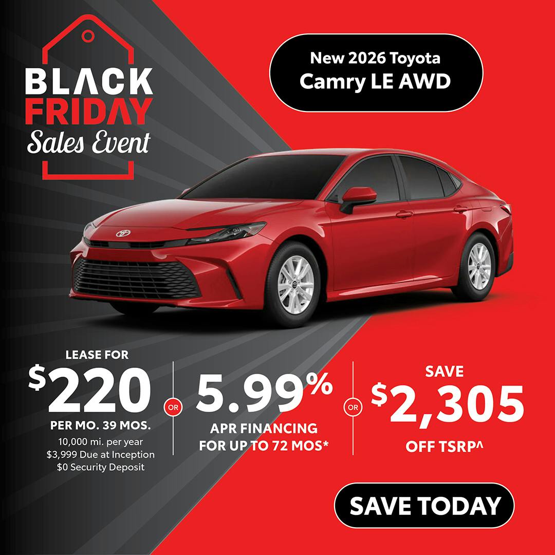 New 2026 Toyota Camry LE AWD | Canobie Lake Toyota