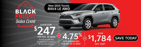 New 2025 Toyota RAV4 LE AWD | Canobie Lake Toyota