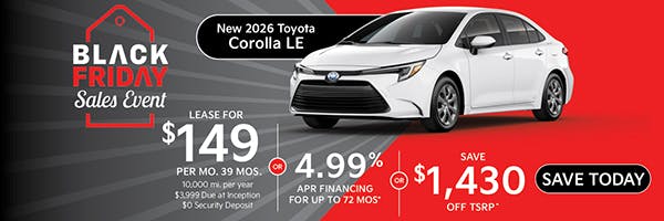 New 2026 Toyota Corolla LE | Canobie Lake Toyota