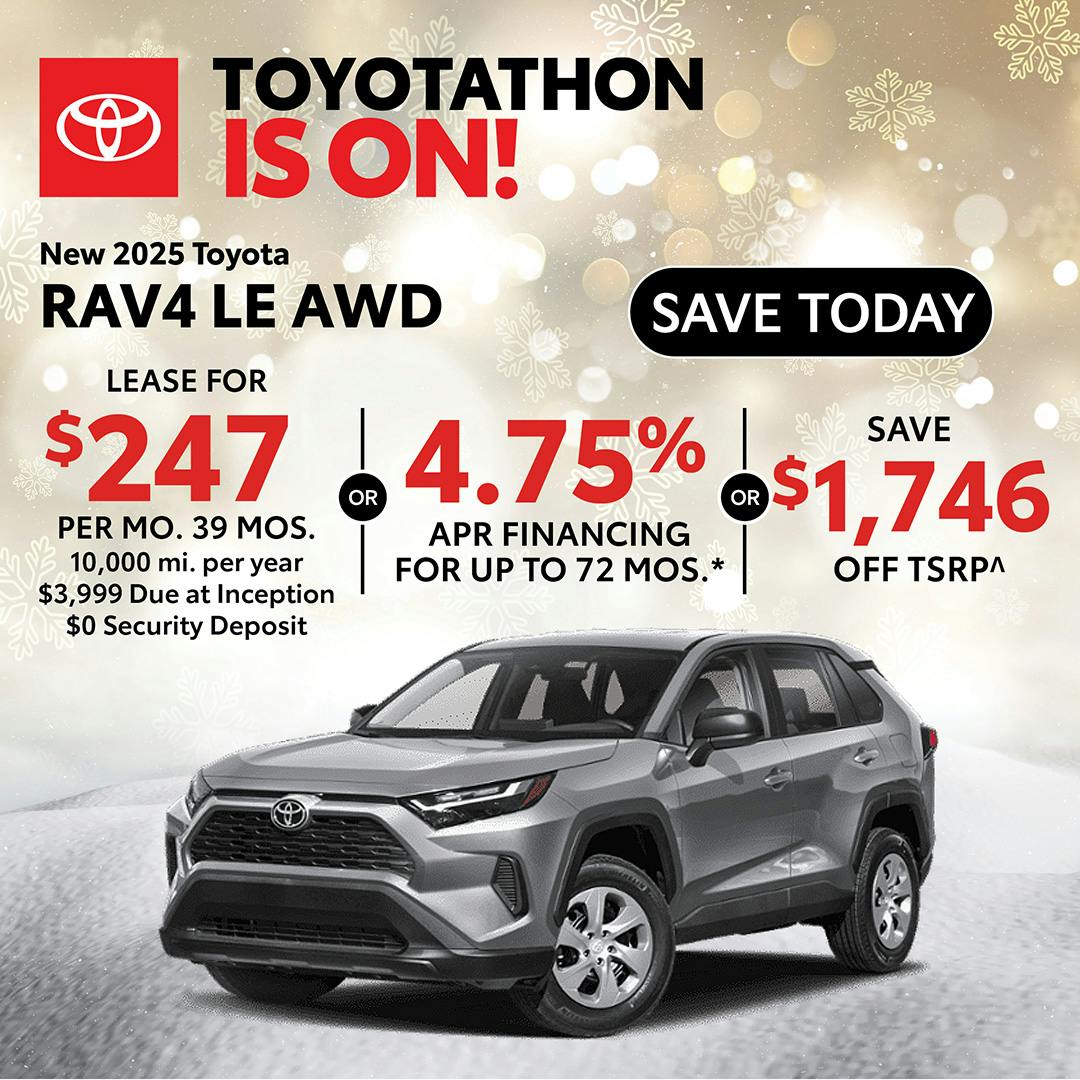 New 2025 Toyota RAV4 LE AWD | Canobie Lake Toyota