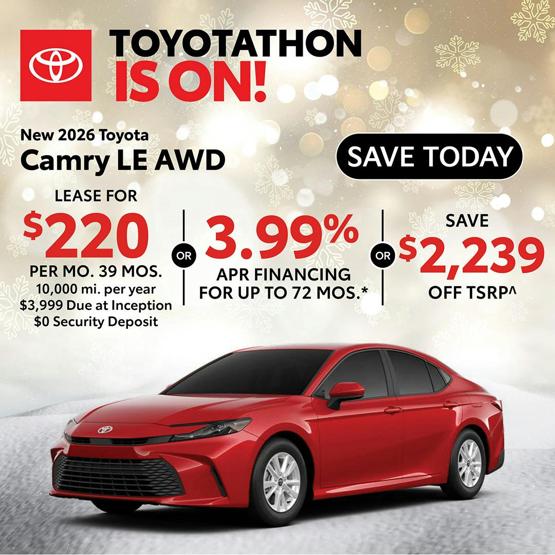 New 2026 Toyota Camry LE AWD | Canobie Lake Toyota