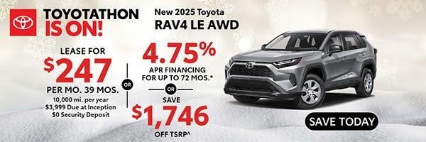New 2025 Toyota RAV4 LE AWD | Canobie Lake Toyota