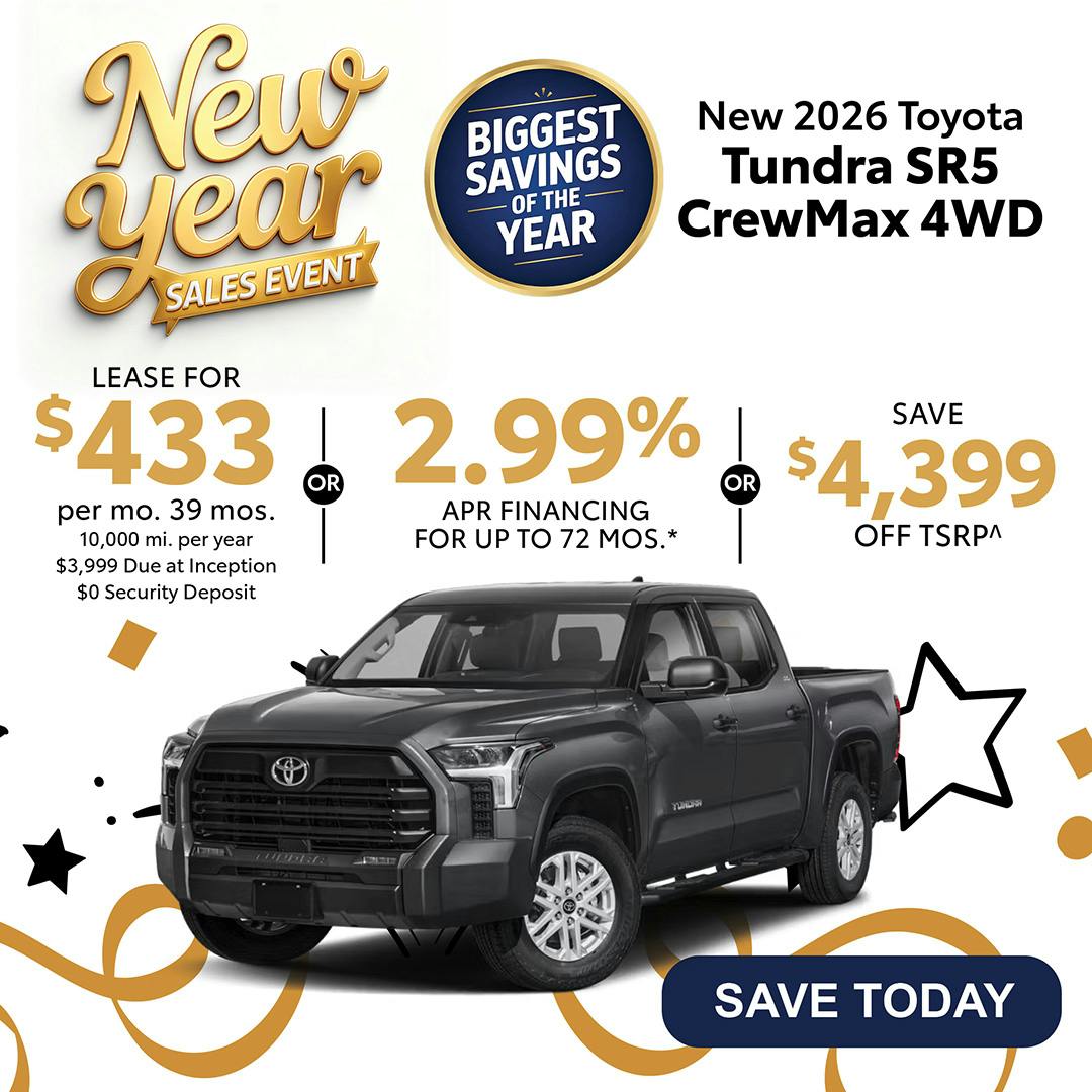 New 2026 Toyota Tundra SR5 CrewMax 4WD | Canobie Lake Toyota