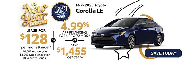 New 2026 Toyota Corolla LE | Canobie Lake Toyota