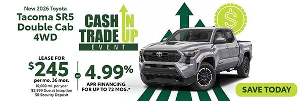 New 2026 Toyota Tacoma SR5 Double Cab 4WD | Canobie Lake Toyota