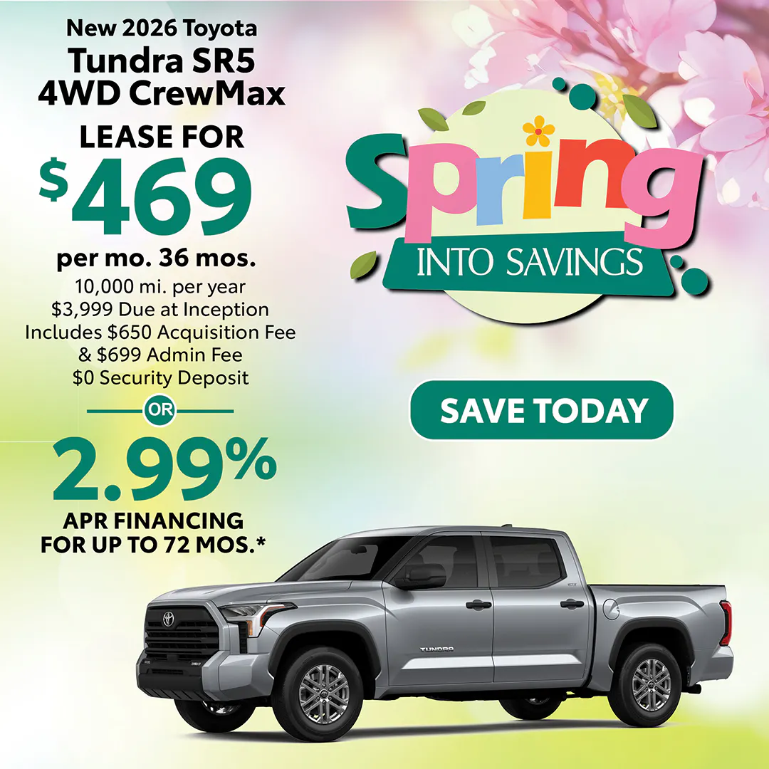 New 2026 Toyota Tundra SR5 4WD CrewMax | Canobie Lake Toyota