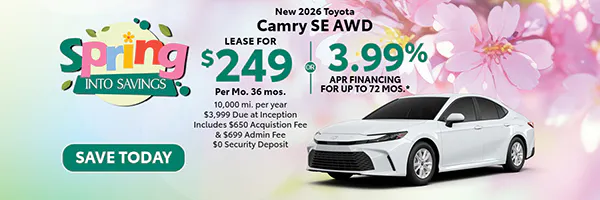 New 2026 Toyota Camry SE AWD | Canobie Lake Toyota