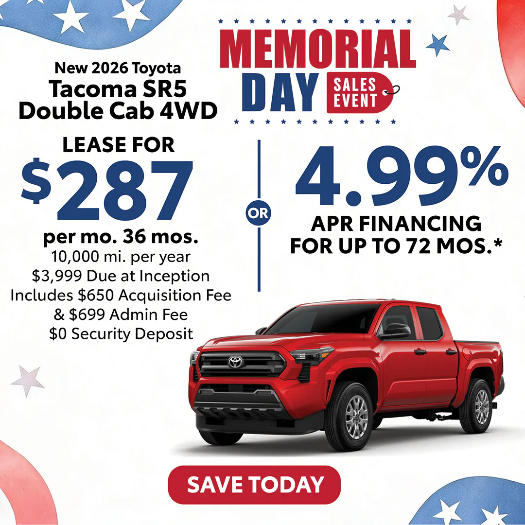 New 2026 Toyota Tacoma SR5 Double Cab 4WD | Canobie Lake Toyota