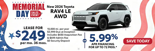 New 2026 Toyota RAV4 LE AWD | Canobie Lake Toyota