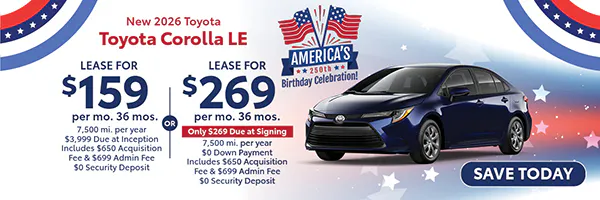 New 2026 Toyota Corolla LE | Canobie Lake Toyota