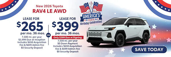 New 2026 Toyota RAV4 LE AWD | Canobie Lake Toyota