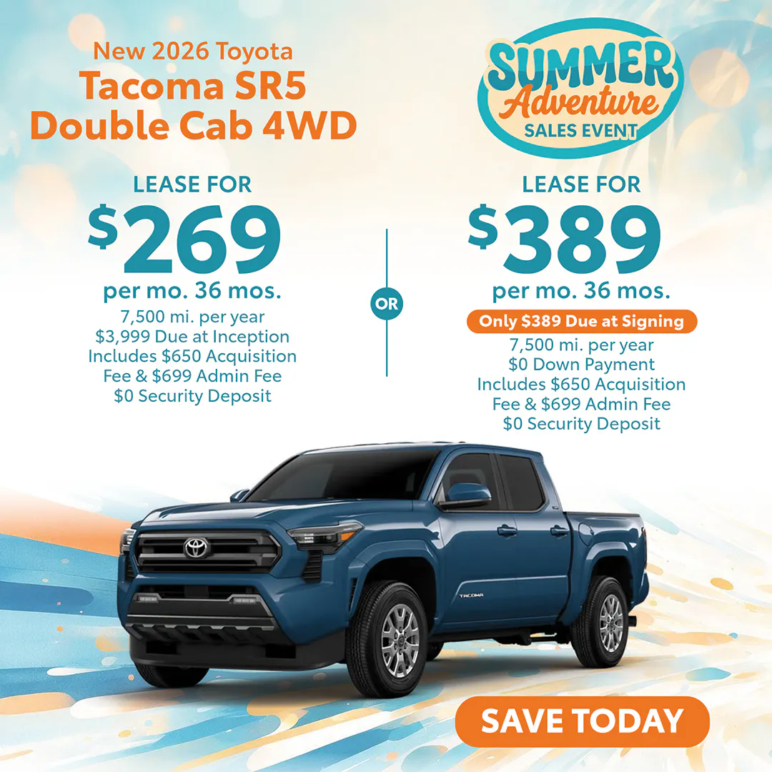 New 2026 Toyota Tacoma SR5 Double Cab 4WD | Canobie Lake Toyota