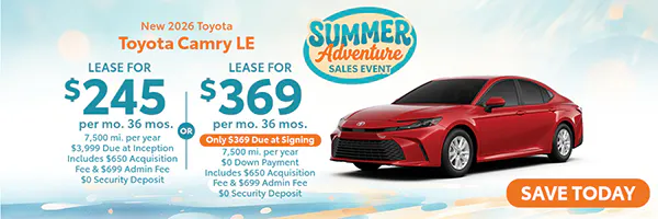 New 2026 Toyota Camry LE | Canobie Lake Toyota