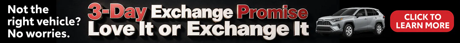 3-Day Exchange Promise | Canobie Lake Toyota