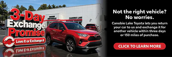 3-Day Exchange Promise | Canobie Lake Toyota