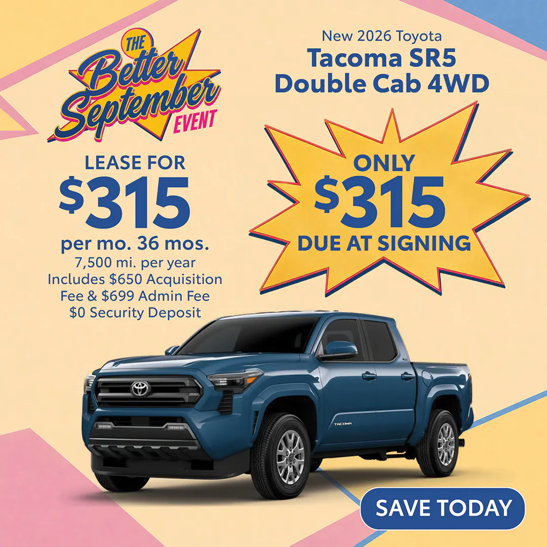 New 2026 Toyota Tacoma SR5 Double Cab 4WD | Canobie Lake Toyota